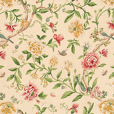 Porcelain Garden Red / Beige