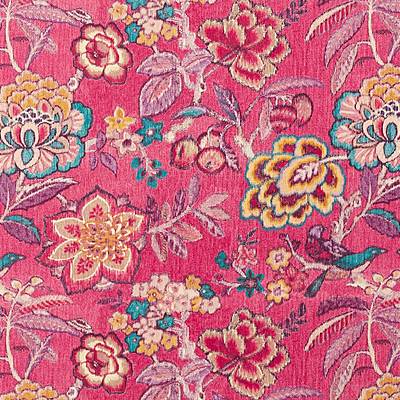 Indra Flower Hibiscus Cotton Satin