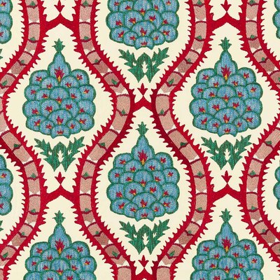Anar Trellis Serpentine / Crimson