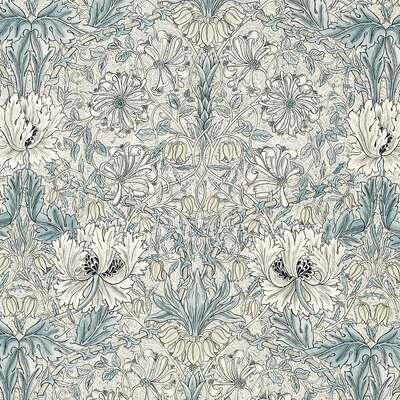 Pure Honeysuckle & Tulip Mineral Blue/Cream