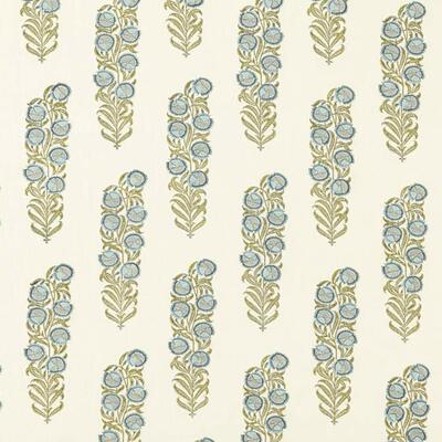 Sanganeri Block Print Tempest/Olive