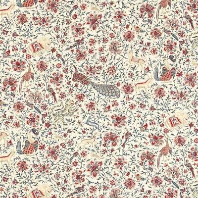 Mughal Menagerie Indigo/Madder