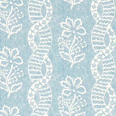 Dabu Stripe Wedgwood Blue