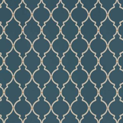 Empire Trelis Indigo/Linen