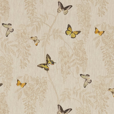 Wisteria & Butterfly Linen/Citrus